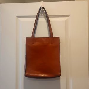 Leather tote